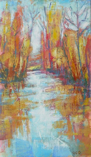 Painting titled "L'Orne" by Gérard Cottereau, Original Artwork