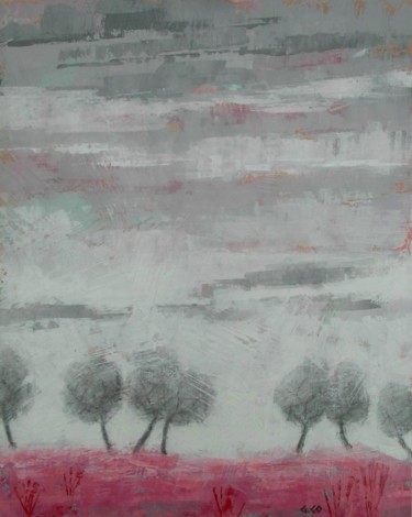 "Paysage" başlıklı Tablo Gérard Cottereau tarafından, Orijinal sanat, Akrilik