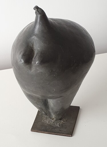 Sculptuur getiteld "Femme ballon" door Gérard Cyne, Origineel Kunstwerk, Bronzen