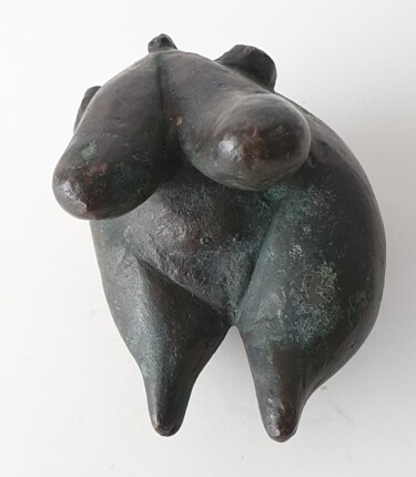 Sculpture intitulée "Buste de femme 2" par Gérard Cyne, Œuvre d'art originale, Bronze