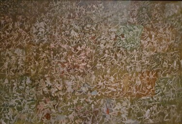 Peinture intitulée "Bouvine" par Gérard Cyne, Œuvre d'art originale, Huile