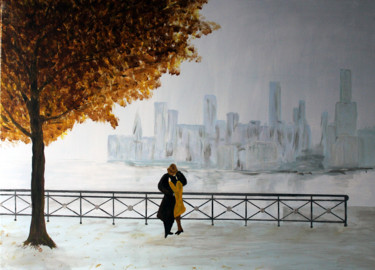 Картина под названием "295 - Toi et moi" - Gdlapalette, Подлинное произведение искусства, Акрил Установлен на Деревянная рам…