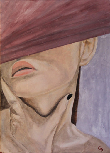 Pittura intitolato "256 - La femme au c…" da Gdlapalette, Opera d'arte originale, Acrilico