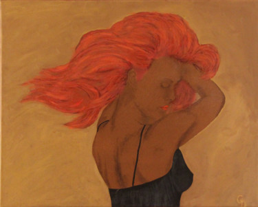 Pintura titulada "255 - Flamboyante" por Gdlapalette, Obra de arte original, Acrílico Montado en Bastidor de camilla de made…