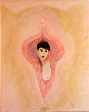 Картина под названием "254 - Nouvelle visi…" - Gdlapalette, Подлинное произведение искусства, Акрил Установлен на Деревянная…