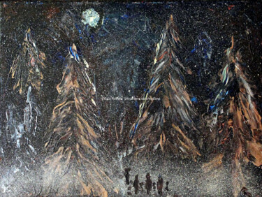 Peinture intitulée "307 - Promenade au…" par Gdlapalette, Œuvre d'art originale, Acrylique Monté sur Châssis en bois