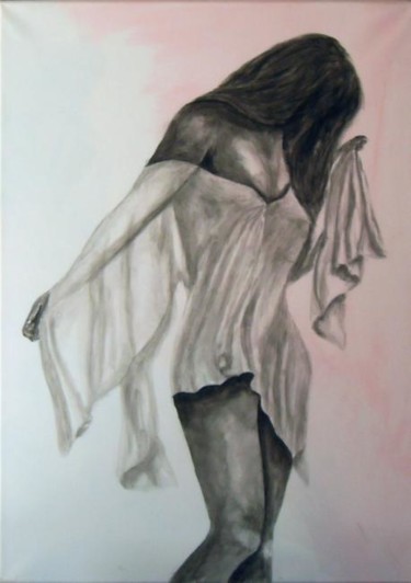 Peinture intitulée "206 - femme en nuis…" par Gdlapalette, Œuvre d'art originale