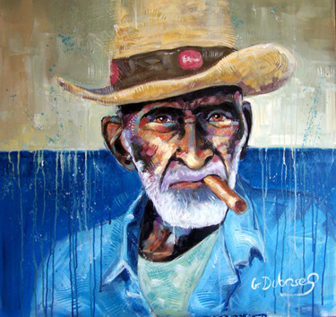 Schilderij getiteld "Havana segundo" door Gerard Duboscq, Origineel Kunstwerk, Acryl