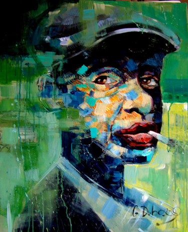 Painting titled "Harlem blues" by Gerard Duboscq, Original Artwork, Acrylic