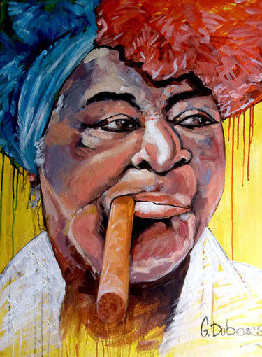 Painting titled "Havanamama" by Gerard Duboscq, Original Artwork, Acrylic