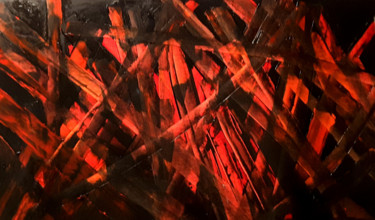 Peinture intitulée "Abstraction 3" par Gérard Favory, Œuvre d'art originale, Huile