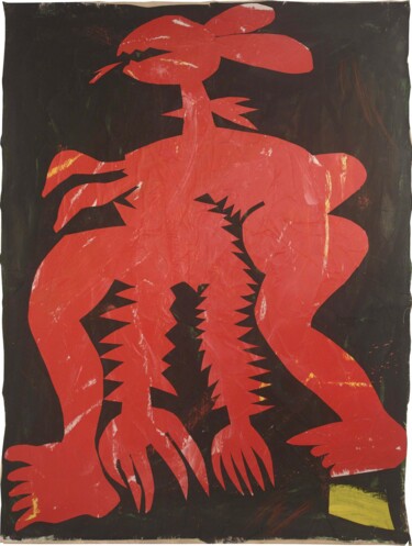 "Ancêtre aux bras tr…" başlıklı Tablo Gérard Franquin tarafından, Orijinal sanat, Akrilik