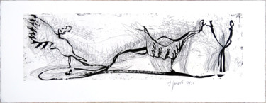 Gravures & estampes intitulée "Sans titre.jpg" par Gérard Garouste, Œuvre d'art originale