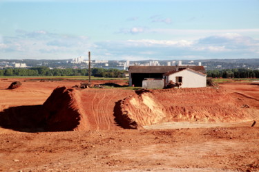 Fotografia zatytułowany „série travaux TGV” autorstwa Gerard Jeanjean, Oryginalna praca