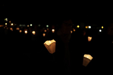 Photographie intitulée "les flambeaux" par Gerard Jeanjean, Œuvre d'art originale