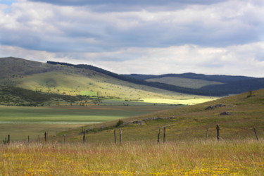 Photographie intitulée "sur le causse Méjean" par Gerard Jeanjean, Œuvre d'art originale