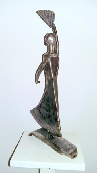 Скульптура под названием "DANSEUSE SEVILLANE" - Gerard Lami, Подлинное произведение искусства, Металлы