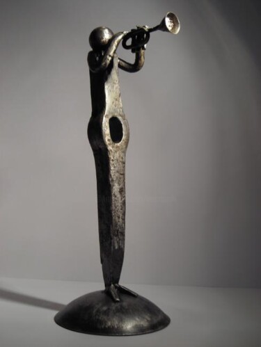 Sculpture intitulée "MILES DAVIS" par Gerard Lami, Œuvre d'art originale