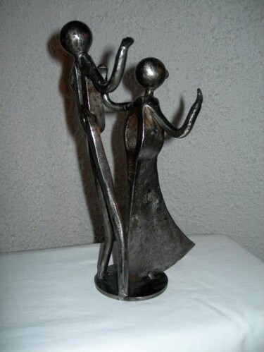 Escultura intitulada "DANSEUR DE ROCK N'R…" por Gerard Lami, Obras de arte originais