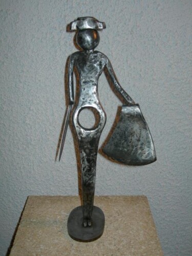 Escultura intitulada "LE TORERO" por Gerard Lami, Obras de arte originais