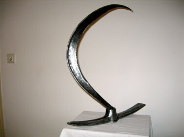 Sculpture intitulée "LA VOILE AU VENT" par Gerard Lami, Œuvre d'art originale, Métaux