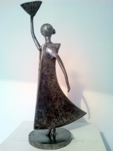 Sculpture titled "DANSEUSE DE FLAMENC…" by Gerard Lami, Original Artwork, Metals