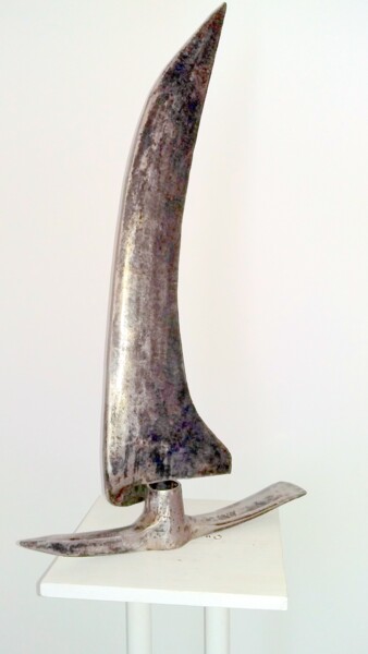 Sculpture intitulée "VOILIER" par Gerard Lami, Œuvre d'art originale, Métaux