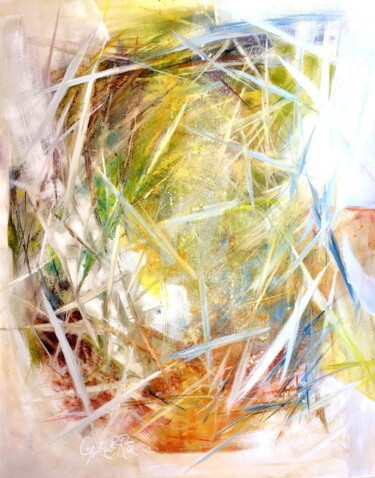 Pintura titulada "Brushstrokes in the…" por Gerard Leclercq, Obra de arte original, Acrílico Montado en Bastidor de camilla…
