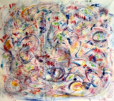 Faces Peinture intitulée "Faces" par Gérard Bourgogne (GerardB), Œuvre d'art originale, Acrylique