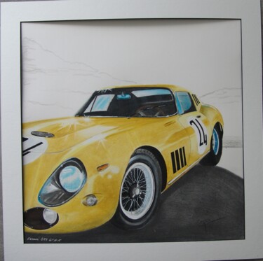 Tekening getiteld "dessin voiture Ferr…" door Gerard Marteau, Origineel Kunstwerk, Potlood