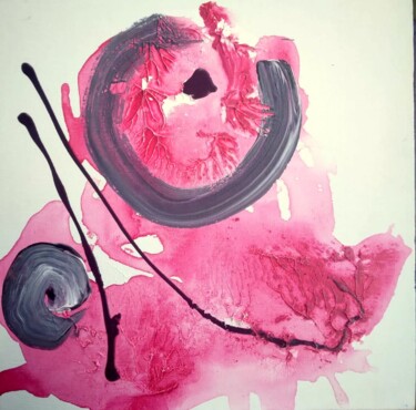Картина под названием "Evasion sidérale" - Gerard Pacaud, Подлинное произведение искусства, Акрил Установлен на Деревянная р…
