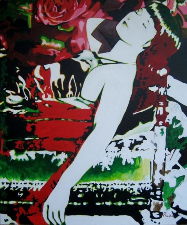 Pintura titulada "Les fleurs du Mâle 1" por Gerard Picard, Obra de arte original