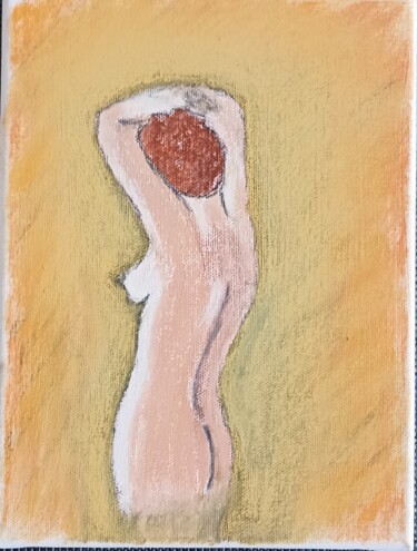 Картина под названием "Rêve" - Gerard Pompee, Подлинное произведение искусства, Пастель Установлен на Деревянная рама для но…