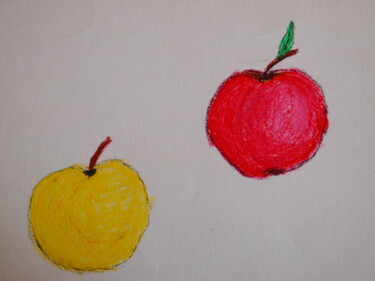 Peinture intitulée "fruits" par Gerard Pompee, Œuvre d'art originale
