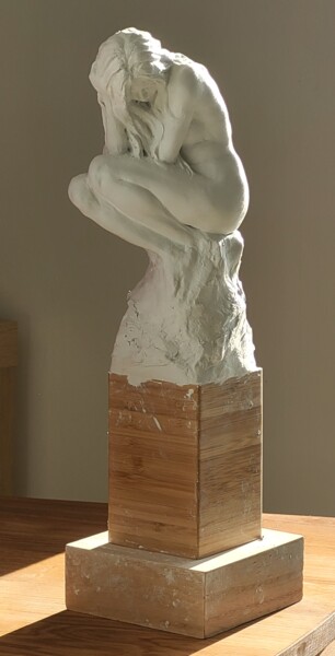 Sculptuur getiteld "SOLITUDE ( sur comm…" door Gérard Rombi, Origineel Kunstwerk, Bronzen