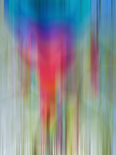 Arts numériques intitulée "L'arbre aux 1024 co…" par Gérard Scordia, Œuvre d'art originale, Travail numérique 2D