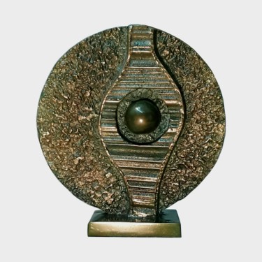 Sculpture intitulée "Gravitation" par Gérard Taillandier, Œuvre d'art originale, Bronze