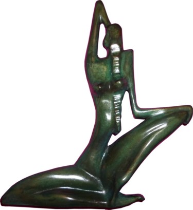 Skulptur mit dem Titel "Equilibre" von Gérard Taillandier, Original-Kunstwerk, Bronze
