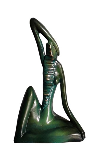Sculpture titled "Canicule" by Gérard Taillandier, Original Artwork, Bronze