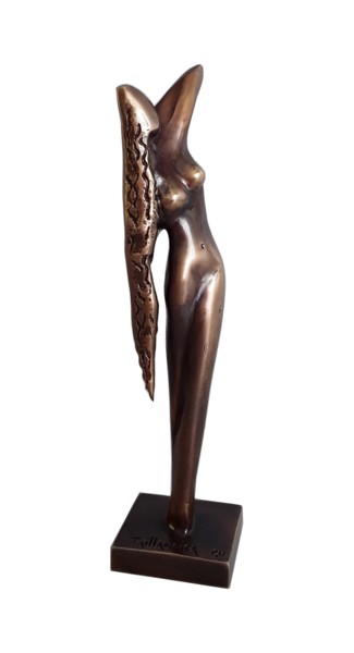 Sculpture titled "Judith 2" by Gérard Taillandier, Original Artwork, Bronze