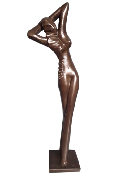 Sculpture titled "nymphe 3" by Gérard Taillandier, Original Artwork, Bronze