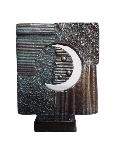 Sculpture intitulée "Petite éclipse" par Gérard Taillandier, Œuvre d'art originale, Bronze