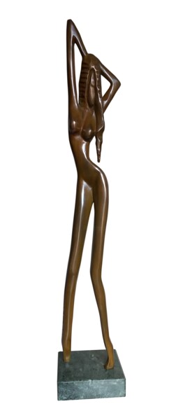 Escultura titulada "Pas sage" por Gérard Taillandier, Obra de arte original, Bronce