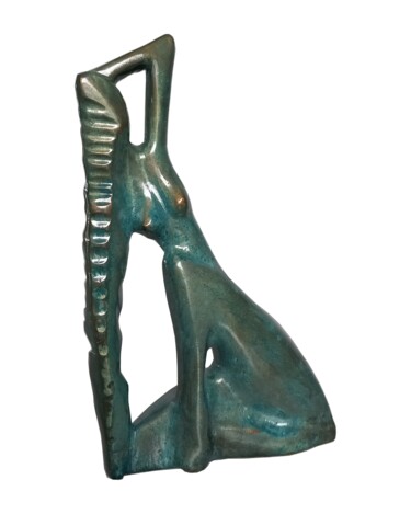 Sculpture titled "originelle" by Gérard Taillandier, Original Artwork, Bronze