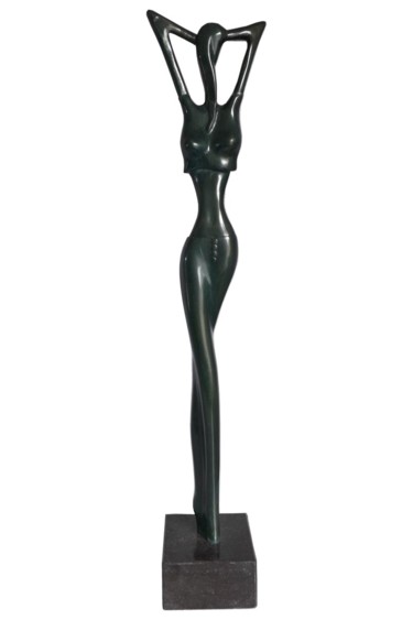 Escultura titulada "peggy 3/8" por Gérard Taillandier, Obra de arte original, Bronce