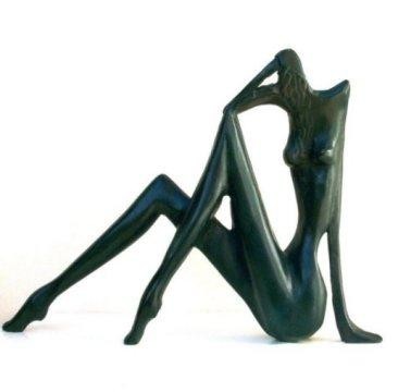 Escultura titulada "attente" por Gérard Taillandier, Obra de arte original, Metales