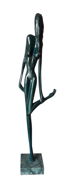 Sculpture intitulée "attitude" par Gérard Taillandier, Œuvre d'art originale, Bronze