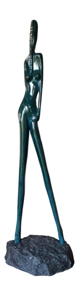 Sculpture intitulée "effrontée" par Gérard Taillandier, Œuvre d'art originale, Bronze