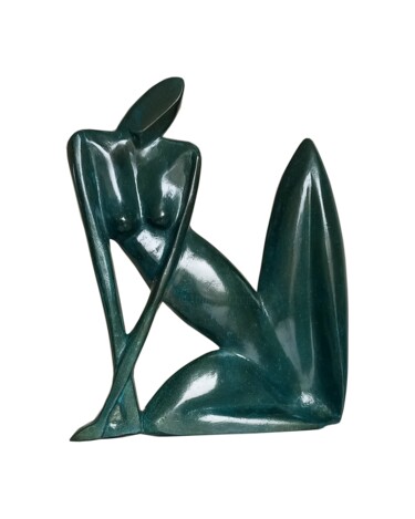 Sculpture titled "Téthys" by Gérard Taillandier, Original Artwork, Bronze
