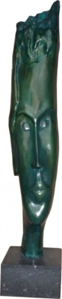 Sculpture titled "Véga" by Gérard Taillandier, Original Artwork, Bronze